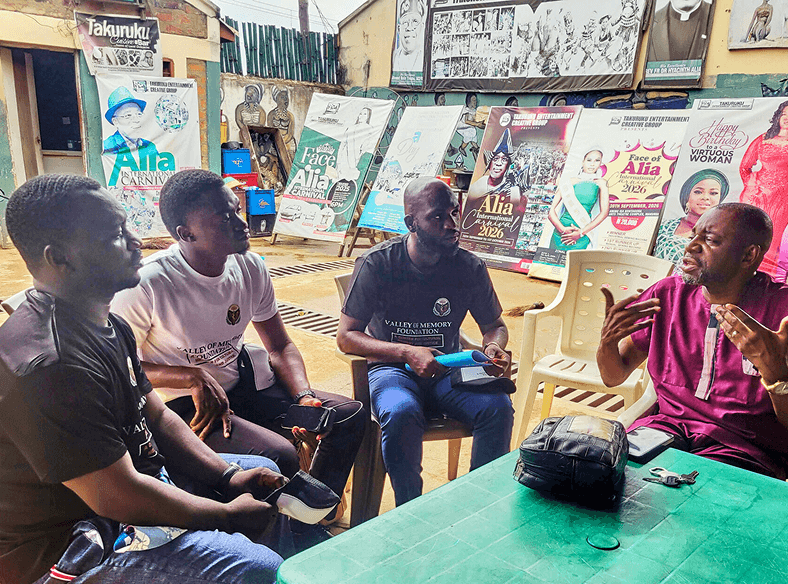 Community discussion at the Valley of Memory Foundation